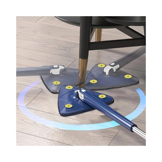 Mop reglabil cu cap triunghiular, rotire 360 grade